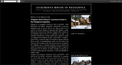 Desktop Screenshot of houseinpatagonia.blogspot.com