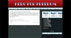 Desktop Screenshot of hero-freedom.blogspot.com