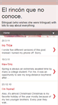 Mobile Screenshot of elrinconquenoconoce.blogspot.com