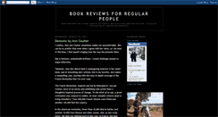 Desktop Screenshot of bookreviewsforregularpeople.blogspot.com