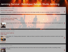 Tablet Screenshot of jammingsurvival.blogspot.com