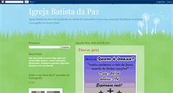 Desktop Screenshot of igrejabatistadapazindaiatuba.blogspot.com