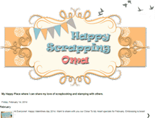 Tablet Screenshot of happyscrappingoma.blogspot.com