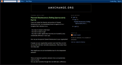 Desktop Screenshot of amxchange.blogspot.com