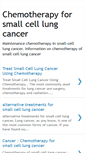 Mobile Screenshot of chemotherapyforsmallcelllungcancer.blogspot.com