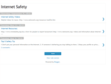 Tablet Screenshot of internetsafetyforyou.blogspot.com