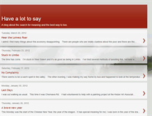 Tablet Screenshot of havealottosay.blogspot.com
