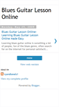 Mobile Screenshot of bluesguitarlessononline.blogspot.com