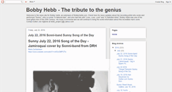 Desktop Screenshot of bobbyhebb.blogspot.com