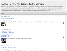 Tablet Screenshot of bobbyhebb.blogspot.com