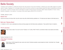 Tablet Screenshot of bellesociety.blogspot.com