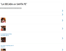 Tablet Screenshot of ladecadasantafe.blogspot.com
