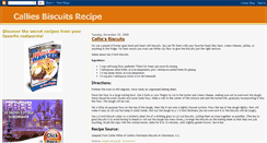 Desktop Screenshot of callies-biscuits.blogspot.com