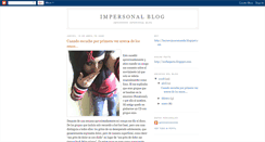 Desktop Screenshot of impersonalblog.blogspot.com