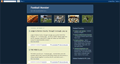 Desktop Screenshot of footballmonster.blogspot.com