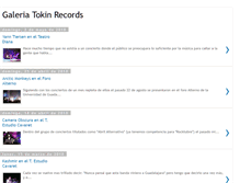 Tablet Screenshot of galeriatokinrecords.blogspot.com