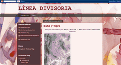 Desktop Screenshot of lineadivisoria-arte.blogspot.com