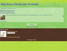 Tablet Screenshot of beijafloreseplantas.blogspot.com