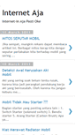 Mobile Screenshot of internet-aja.blogspot.com