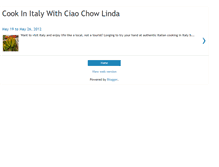 Tablet Screenshot of cookinitalywithciaochowlinda.blogspot.com