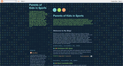 Desktop Screenshot of kidsinsportstalk.blogspot.com