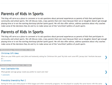 Tablet Screenshot of kidsinsportstalk.blogspot.com