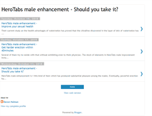 Tablet Screenshot of herotabs-male-enhancement.blogspot.com