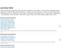 Tablet Screenshot of gunungcipta.blogspot.com