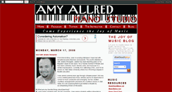 Desktop Screenshot of amyallredstudio.blogspot.com