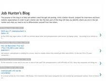 Tablet Screenshot of jobhuntersblog.blogspot.com