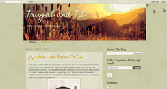 Desktop Screenshot of frugalnfit.blogspot.com
