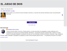 Tablet Screenshot of eljuegodedios.blogspot.com