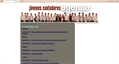 Desktop Screenshot of jovenescantadores.blogspot.com