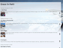 Tablet Screenshot of graceinhaiti.blogspot.com