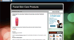 Desktop Screenshot of finefacialskincareproducts.blogspot.com