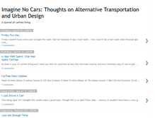Tablet Screenshot of imaginenocars.blogspot.com