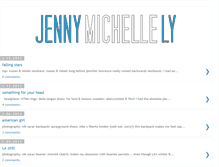 Tablet Screenshot of jennymichellely.blogspot.com