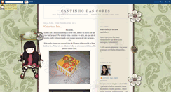 Desktop Screenshot of omeucantinhodascores.blogspot.com