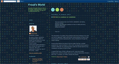 Desktop Screenshot of froudsworld.blogspot.com