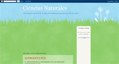 Desktop Screenshot of ciencia-s-naturales.blogspot.com