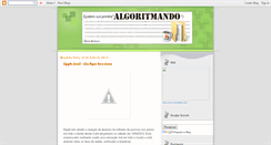 Desktop Screenshot of algoritmando.blogspot.com