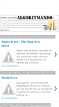 Mobile Screenshot of algoritmando.blogspot.com