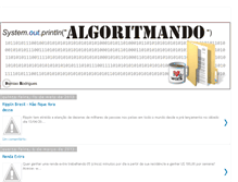 Tablet Screenshot of algoritmando.blogspot.com