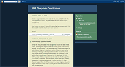 Desktop Screenshot of ldschaplaincandidates.blogspot.com