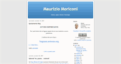 Desktop Screenshot of mauriziomoriconi.blogspot.com