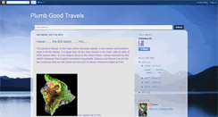 Desktop Screenshot of plumbgoodtravel.blogspot.com