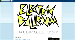 Desktop Screenshot of electricballroom.blogspot.com