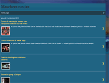 Tablet Screenshot of mascheraneutra.blogspot.com