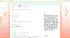 Desktop Screenshot of entre-flores.blogspot.com