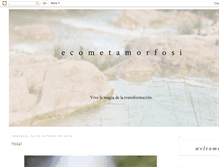 Tablet Screenshot of ecometamorfosi.blogspot.com